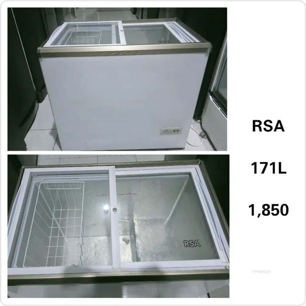 Freezer Box kaca RSA 171L