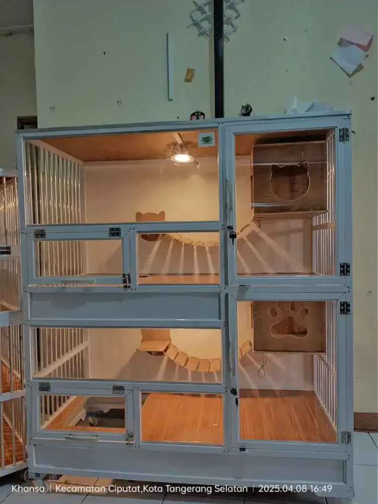 Kandang kucing Alumunium