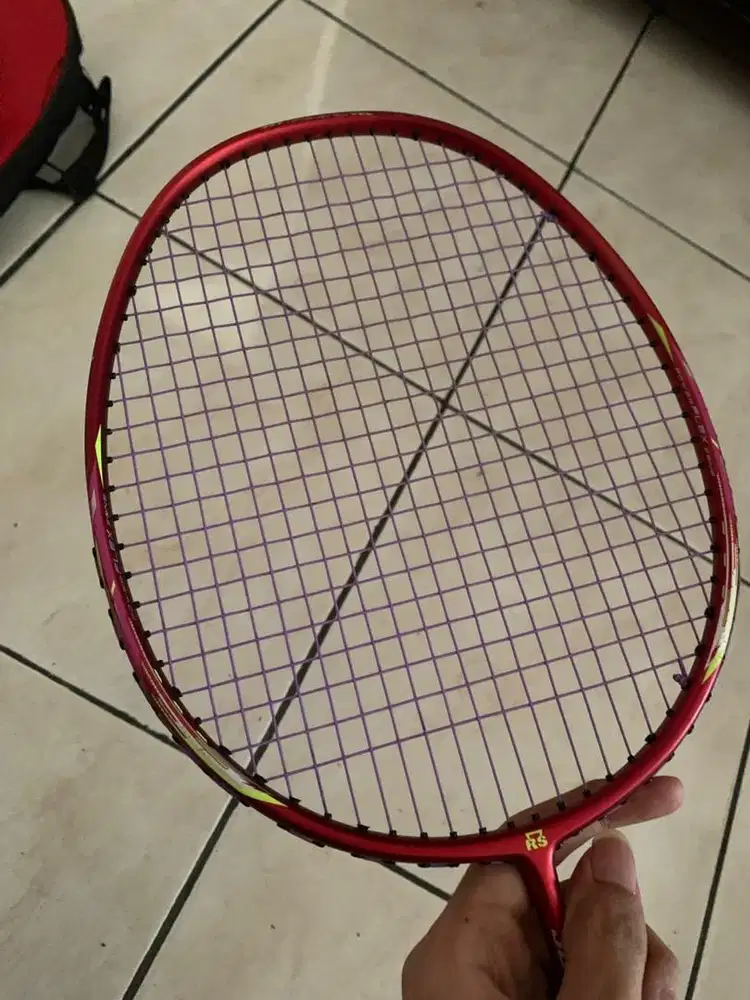 Sepasang raket basminton + bonus tas