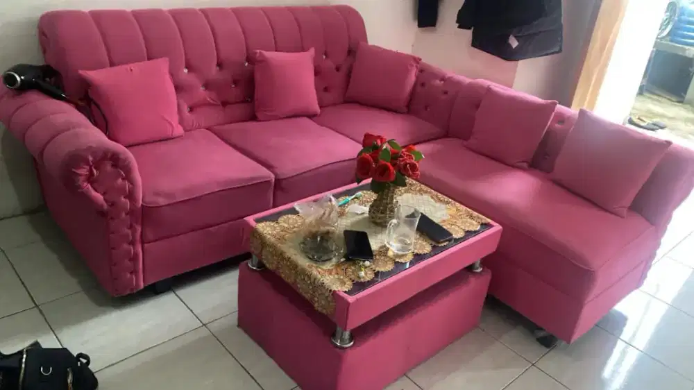 Jual sofa  1,3 baru bbrpa blan aja siapa cpt sj