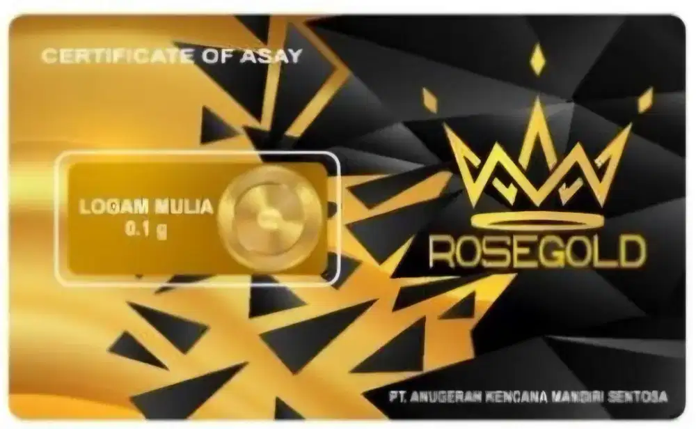 Emas Rose Gold 0.1 gram