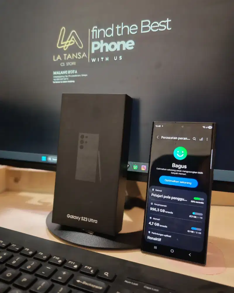 Samsung S23 Ultra 1TB 12/1000 GB Mulus No Minus Full Ori Sein Resmi