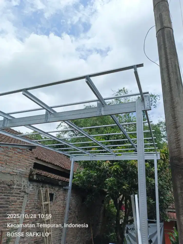 #SOLUSI KANOPI BAJA RINGAN TANPA RIBET PENGERJAAN CEPAT