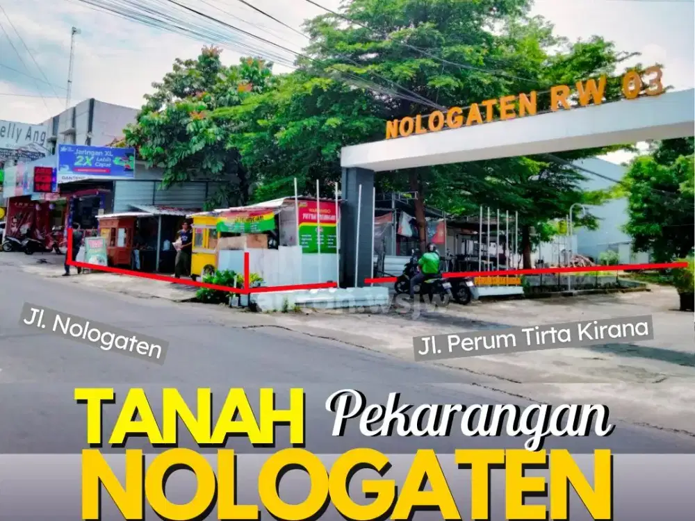 Tanah Strategis Jogja Belakang Amplaz Nologaten Lt 362 m2 SHM