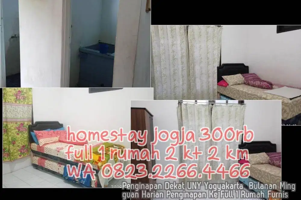 Penginapan Dekat UNY Yogyakarta  Bulanan Mingguan Harian Penginapan Ke