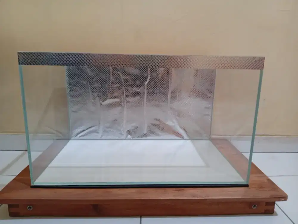 Aquarium Vivaria Uk 60x35x35 Optic Clear Tebal 6mili