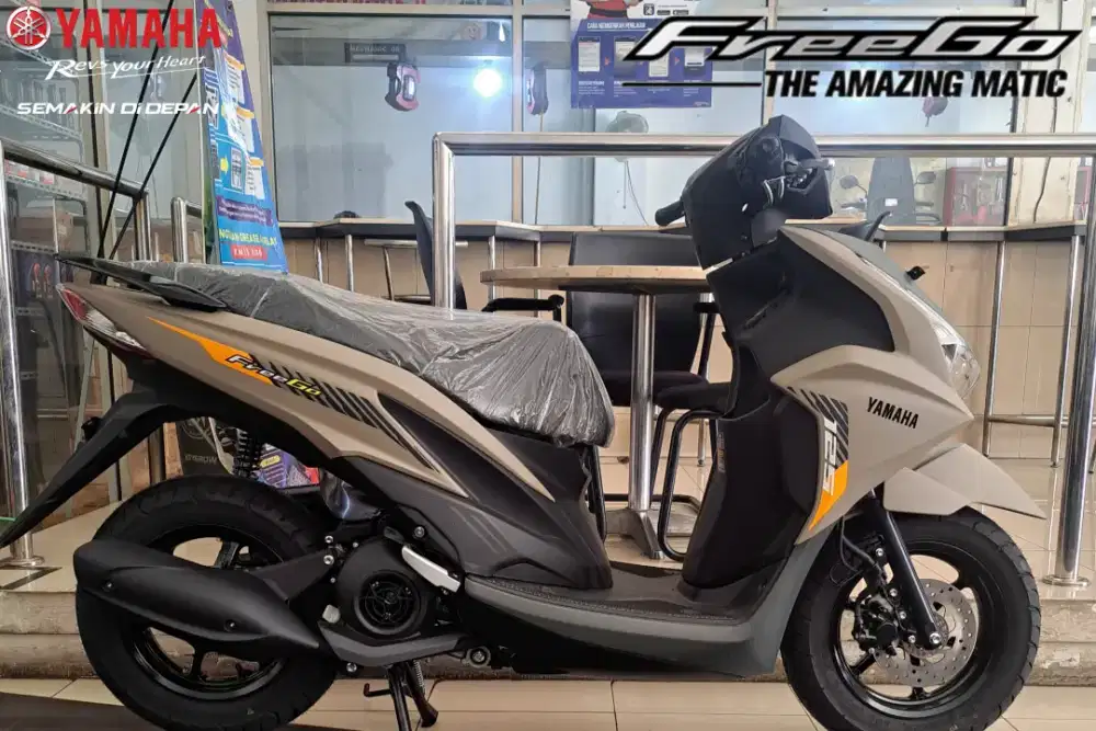 [ Motor Baru ] Freego 125cc bluecore abu abu