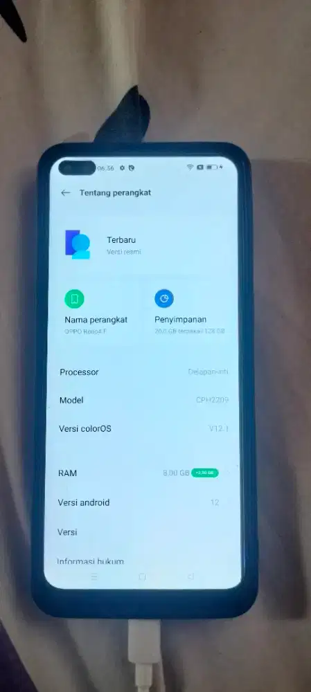 Oppo reno 4f batangan