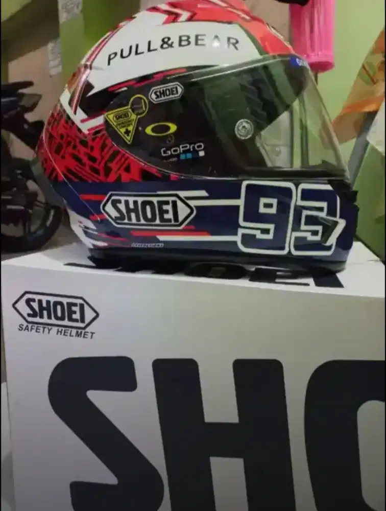 Helm shoei X14 Red Ant (marc marquez 2019)