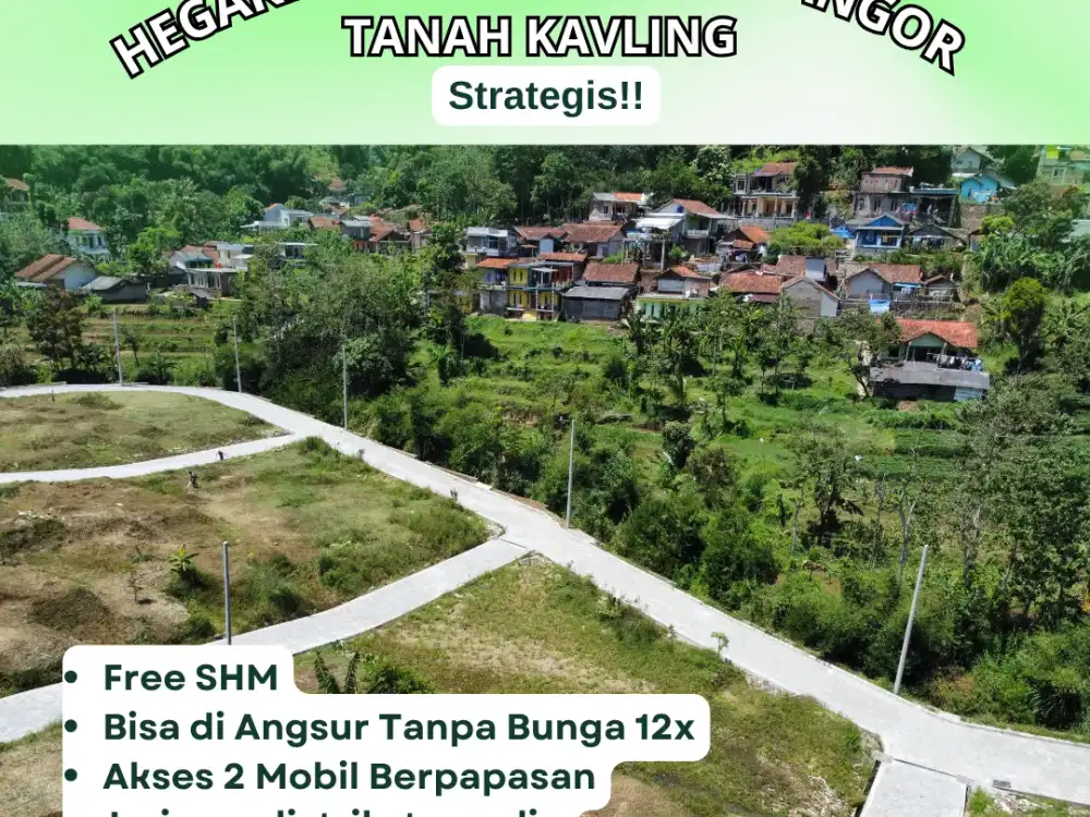 Tanah Investasi Jatinangor 80-360M²: Buktikan Akses 2 Mobil, Cicil 12x Tanpa Bunga