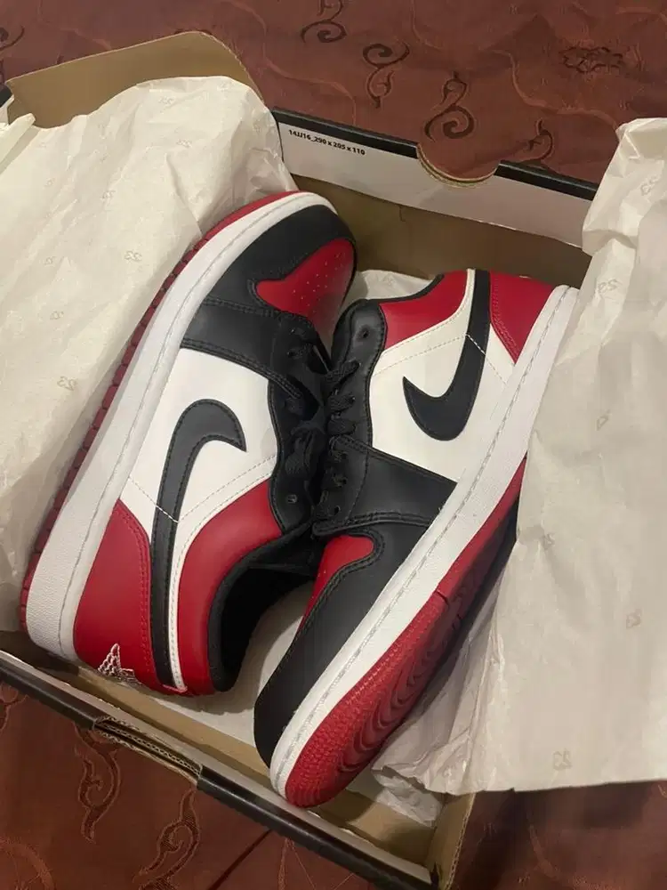 Air Jordan 1 low New-BNIB Gym Red/White-Black