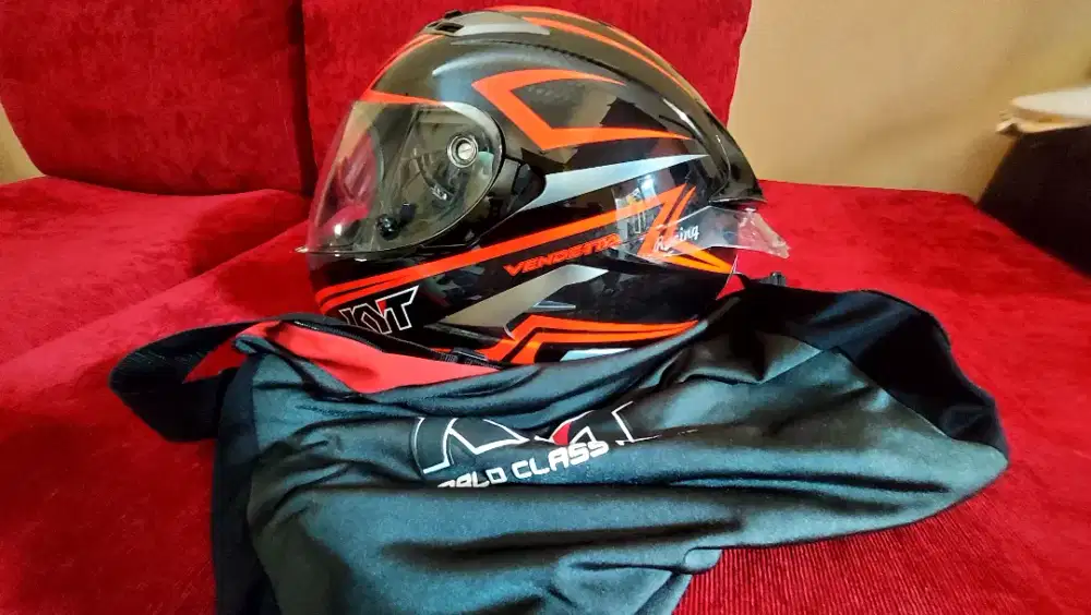 Helm KYT Vendetta ori mulus