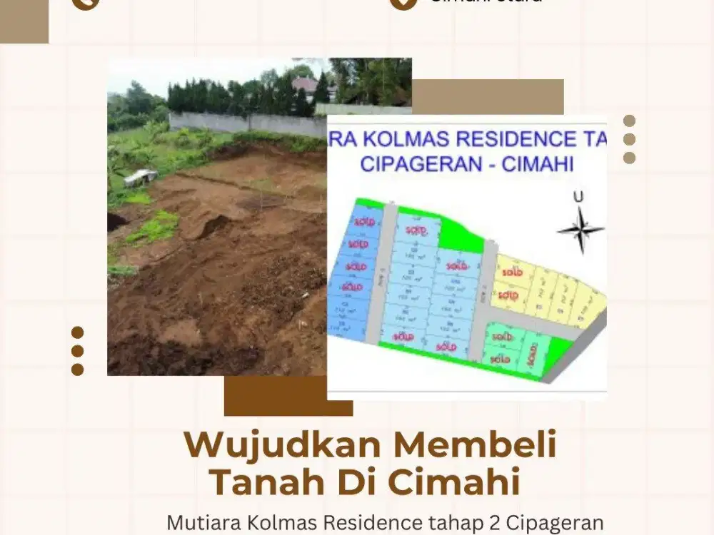 Kavling SHM Kolmas! Kontur Datar Sempurna, Hemat Biaya Bangun