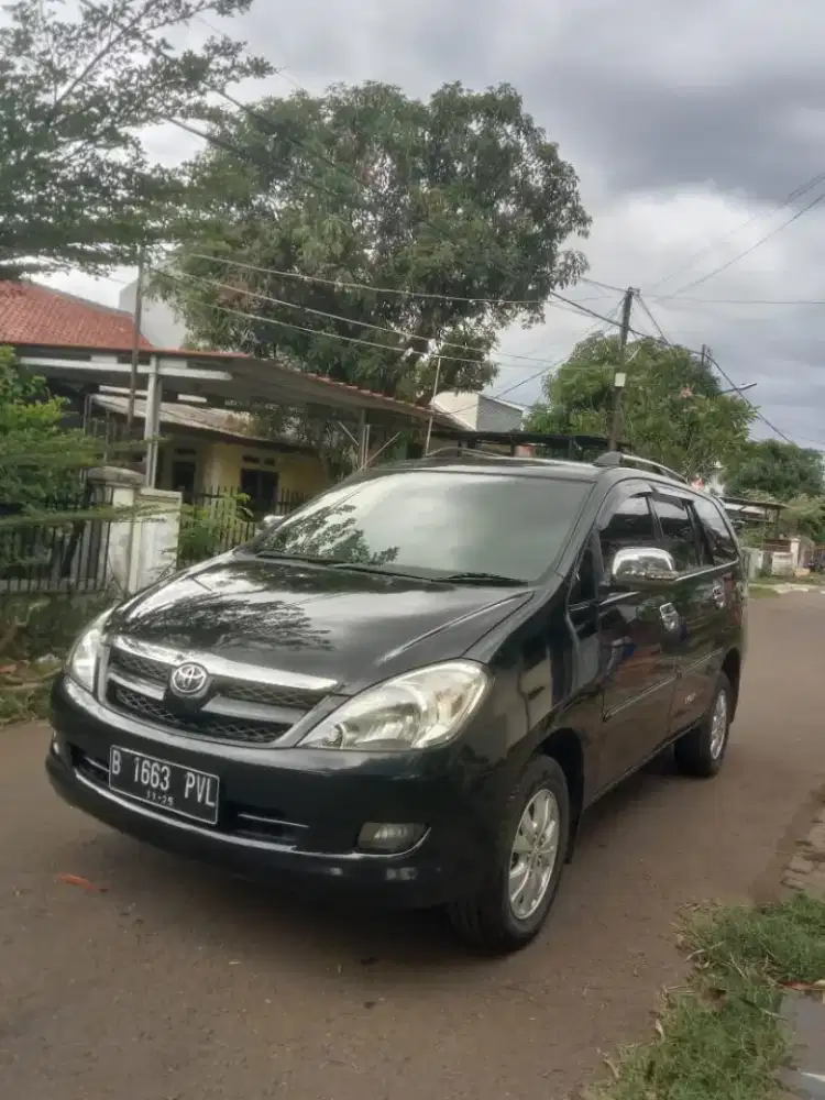Toyota Kijang Innova Manual 2007 euro2 Hitam mulus gres