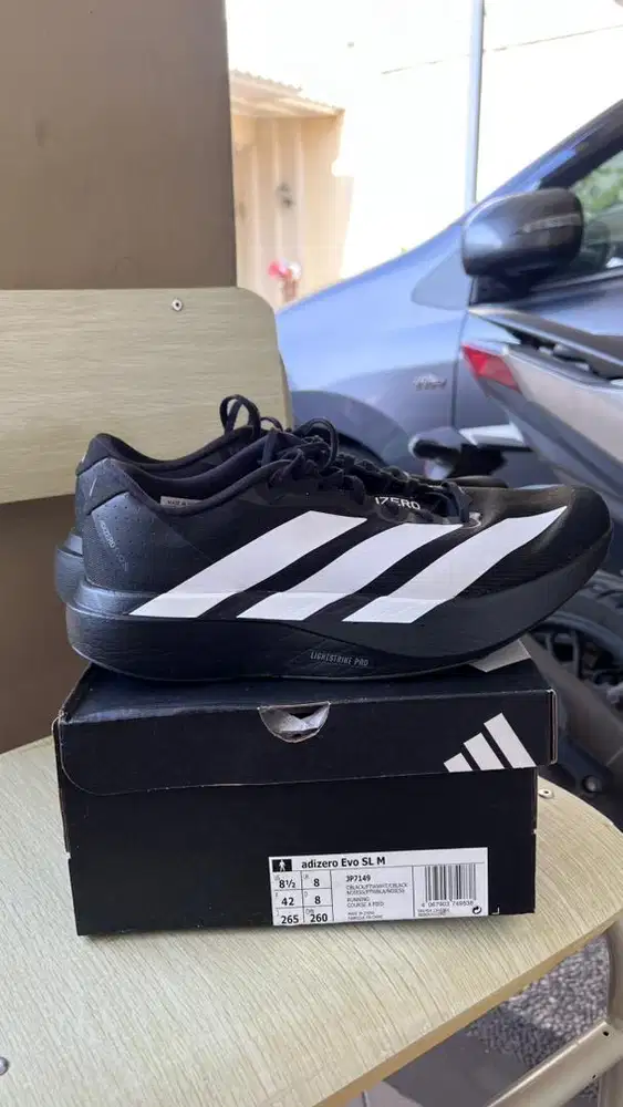 Adidas adizero evo sl core black (used)