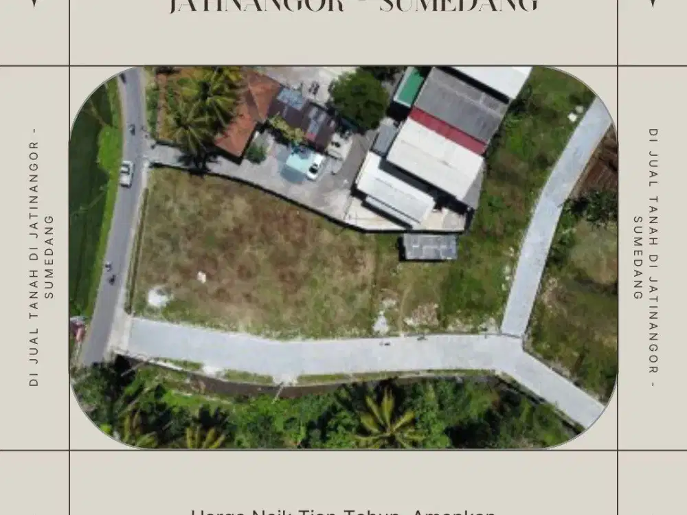 Tanah Kavling Mountain View di Hegarmanah. Udara Sejuk, 10 Menit Langsung ke Tol