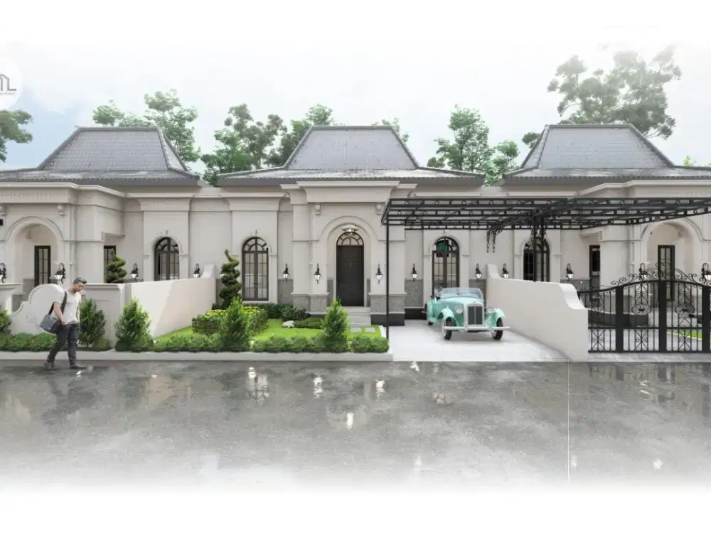 Luxury Home, Model Mediterania Dekat Stasiun Prambanan