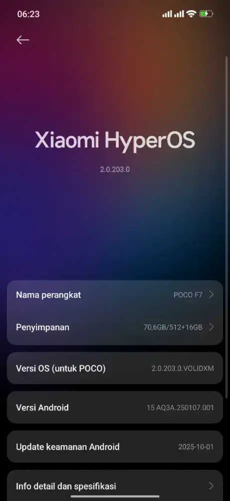 Poco F7 12/512 silver
