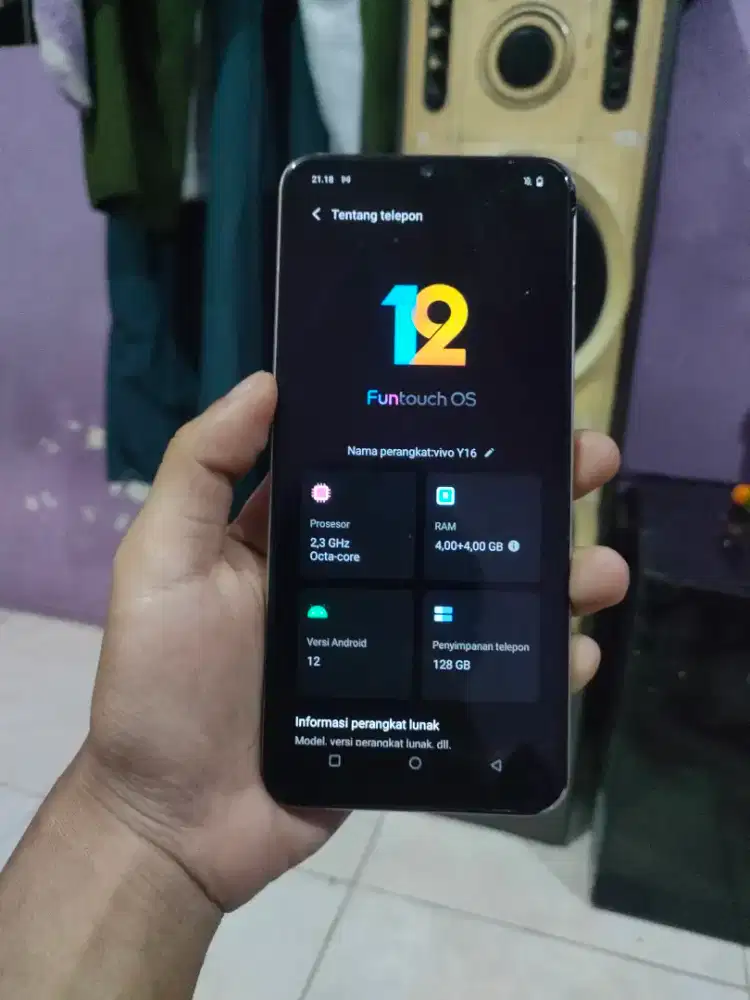 Vivo Y16 4+4/128 ORI