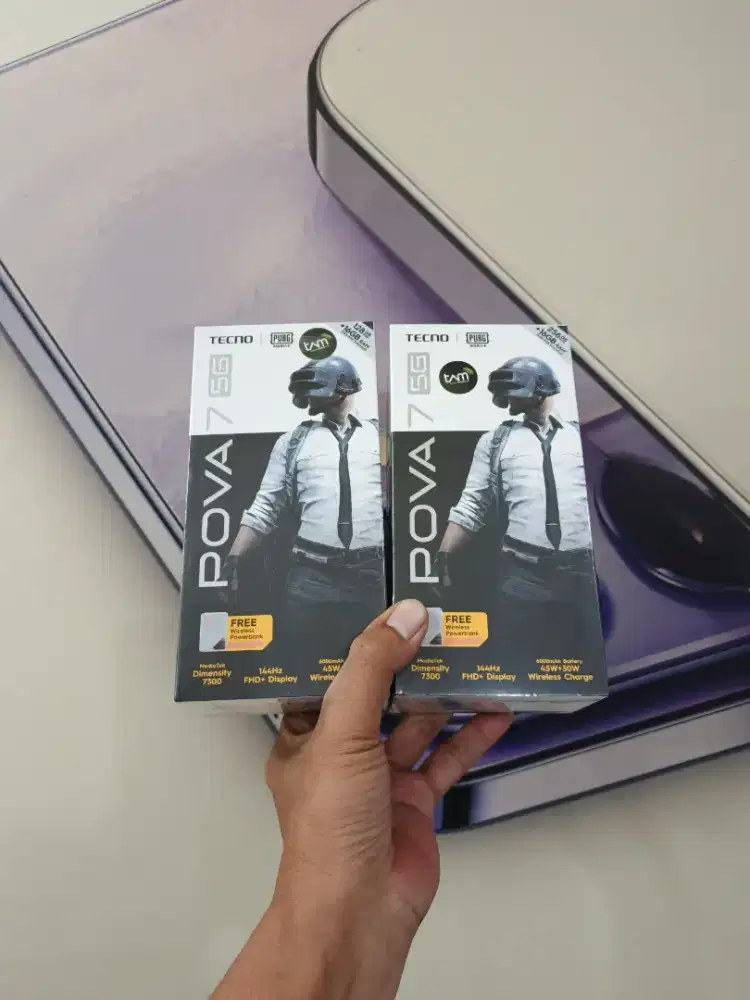 [ Fast respon WA ] Tecno Pova 7 5G 8+8/256 Garansi resmi 13bln