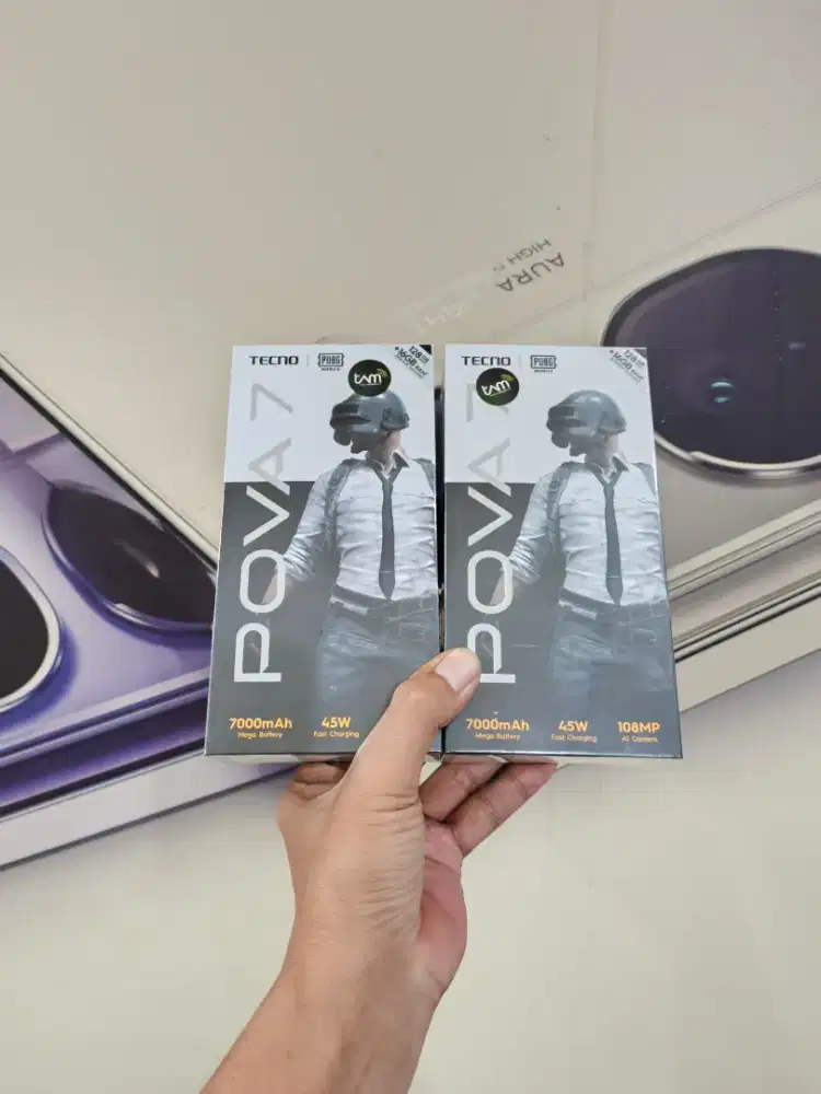 [ Fast respon WA ] Tecno Pova 7 8+8/128 Garansi resmi 13bln