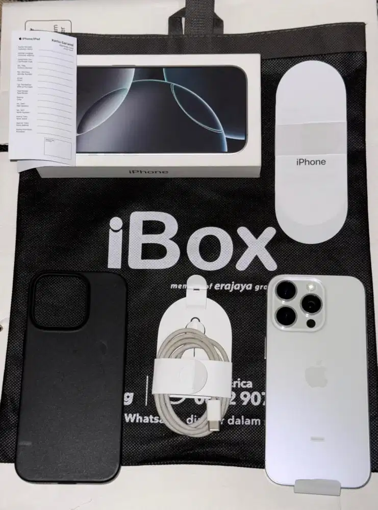 iPhone 16 Pro 128 iBox Garansi Agustus 2026