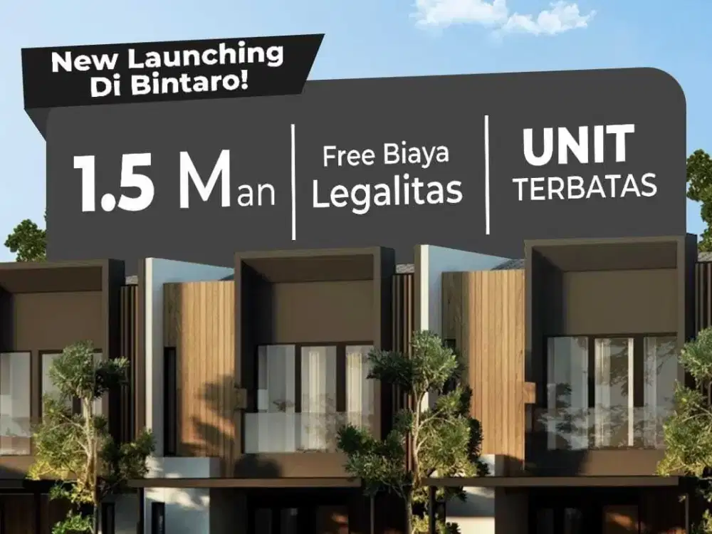 Rumah di Bintaro 3 kamar Tidur SHM siap huni Tahun ini