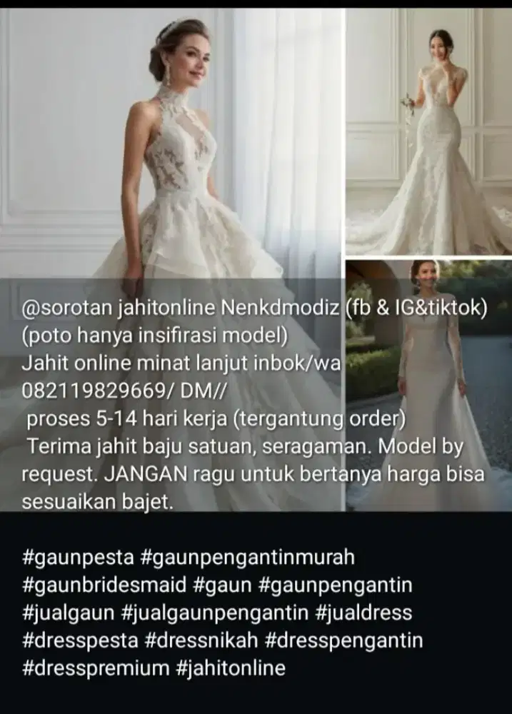 Gaun pengantin modiz