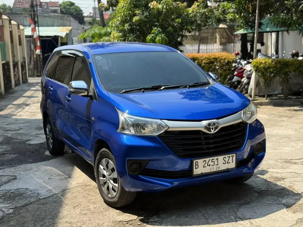 (Cash) Avanza 1.3 E AT 2017 Biru Metalik Pajak3/2026 Km89rb Record