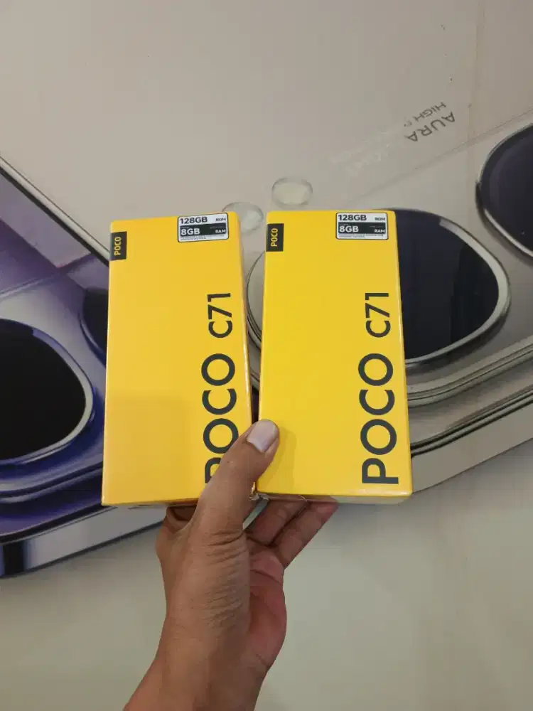 [ Fast respon WA ] Poco C71 4+4/128 Garansi resmi 15bln