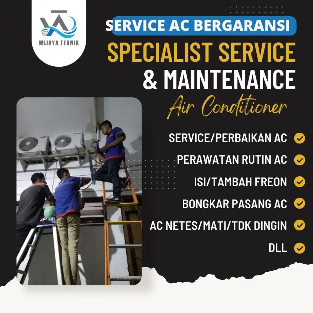 Perbaikan AC, Modul eror/mati/lampu kedap-kedip,air bocor ke depan