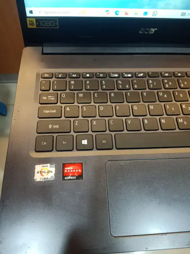 Laptop Acer Aspire 3 Athlon silver ram 8 SSD 256