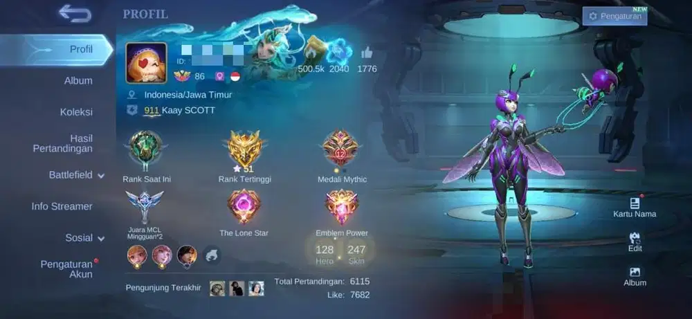 JUAL AKUN MLBB SPEK CWE