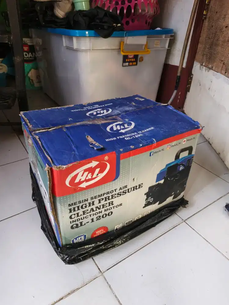 Mesin Steam Mobil & Motor H&L QL-1200 (Selang 10 Meter)