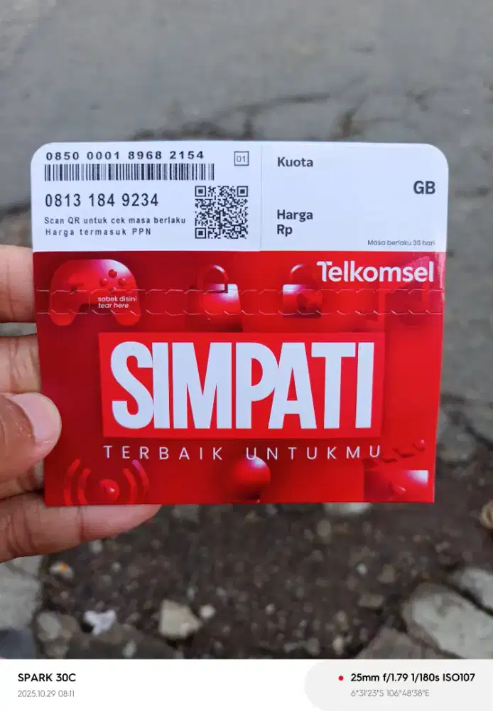 Di Jual cepat Simpati DJi Samsoe 11Digit 3GB langka