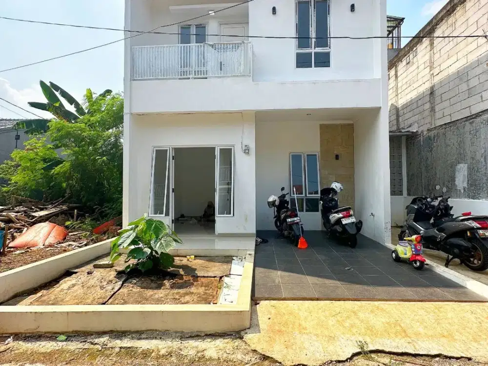 Dijual Rumah Baru Bebas Banjir Di Kalisari Pasar Rebo Jakarta Timur Dekat Jalan Raya Bogor [AR186]