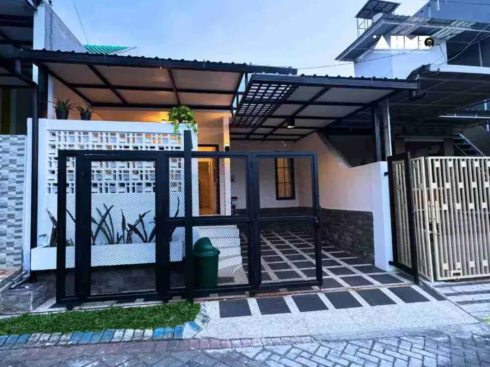 Rumah Baru Siap Huni Modern Industrial Minimalist Perumahan Oma View Cemorokandang Kedungkandang Malang