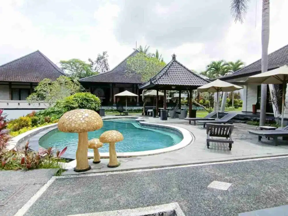 VILLA MODERN VIEW HUTAN DAN SUNGAI DI DESA NYAMBU KEDIRI TABANAN