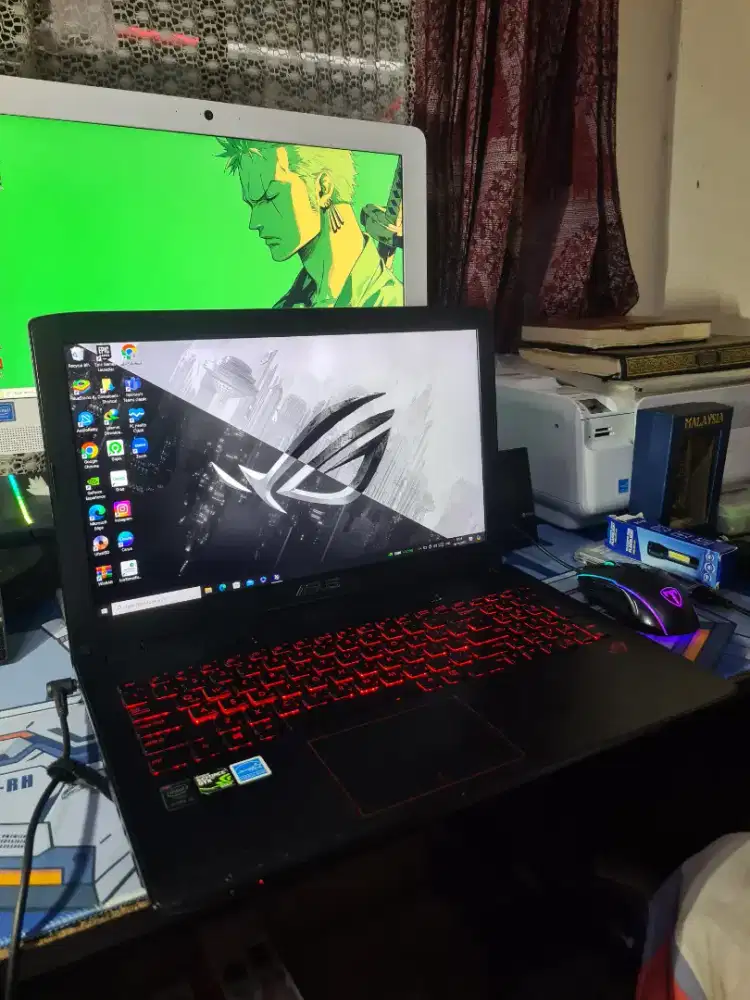 LAPTOP ASUS ROG GL552JX CORE I7 GEN 4 RAM 12GB HDD 1TB DUAL VGA NVIDIA