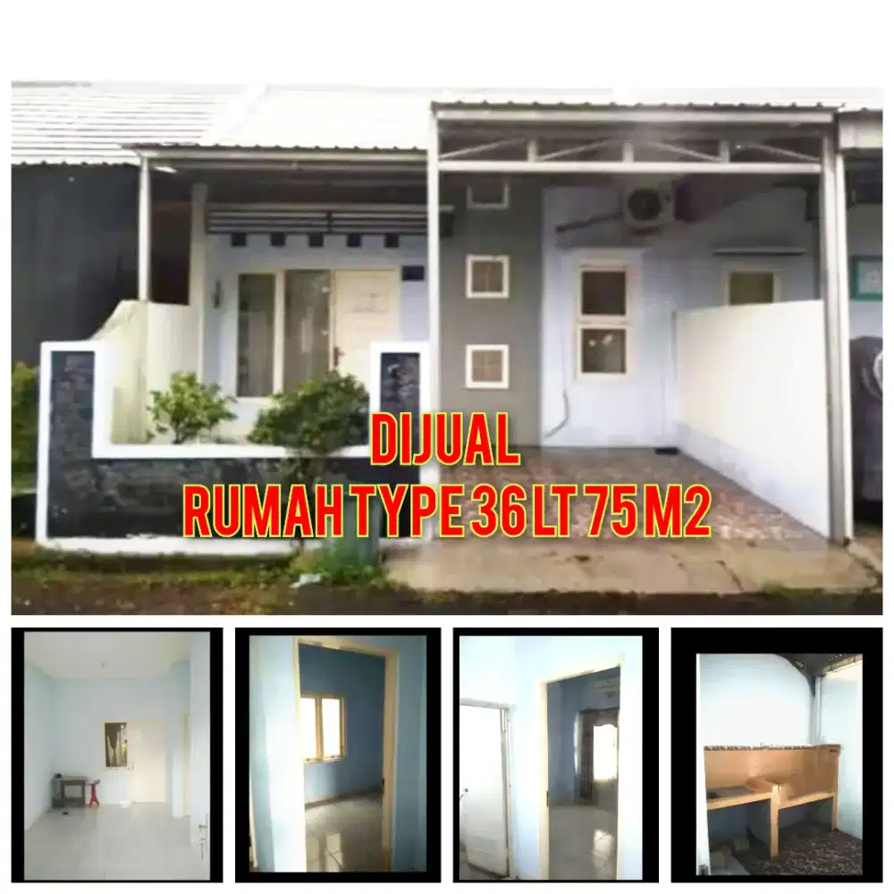 Dijual Cepat BU Rumah Type 36 PT 75 m2