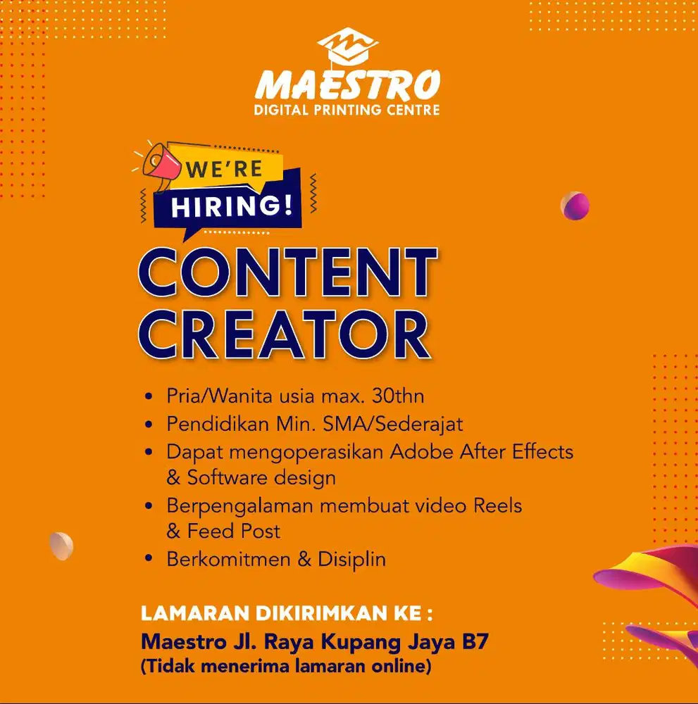 Content Creator Digital Printing