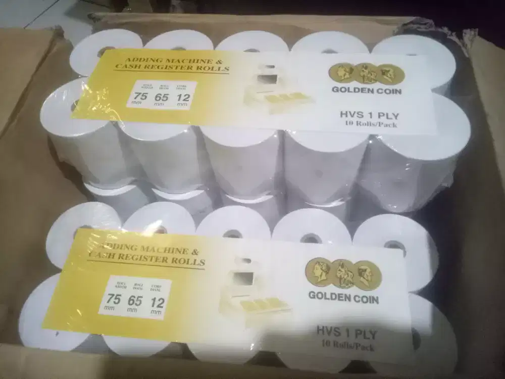 Kertas HVS 90 roll, take all.