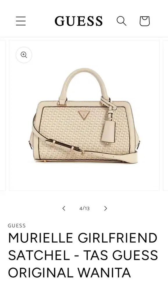 Jual Cepaatt Tas Guess Murielle gf satchel Ori pre