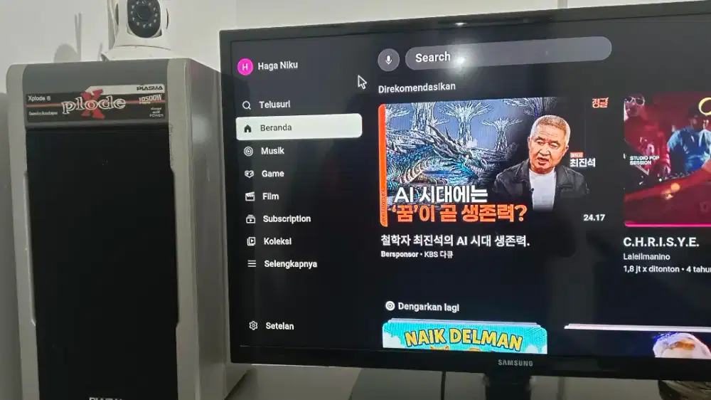 TV Led Samsung 32 speaker Bass karaoke