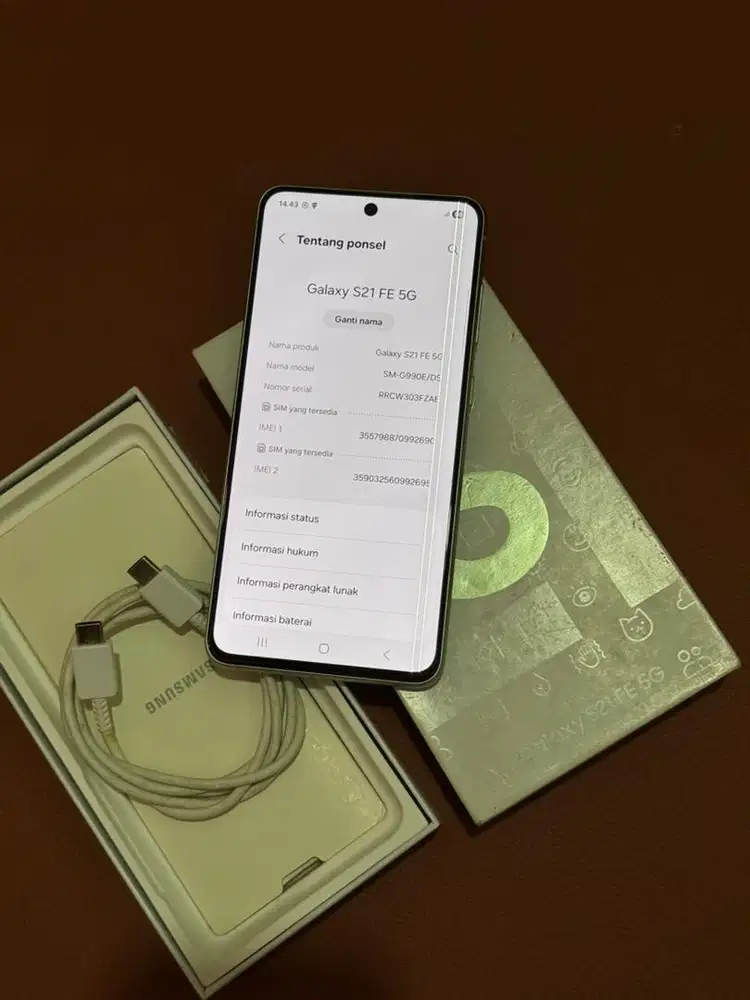 Samsung s21 FE 5G 256GB fullset