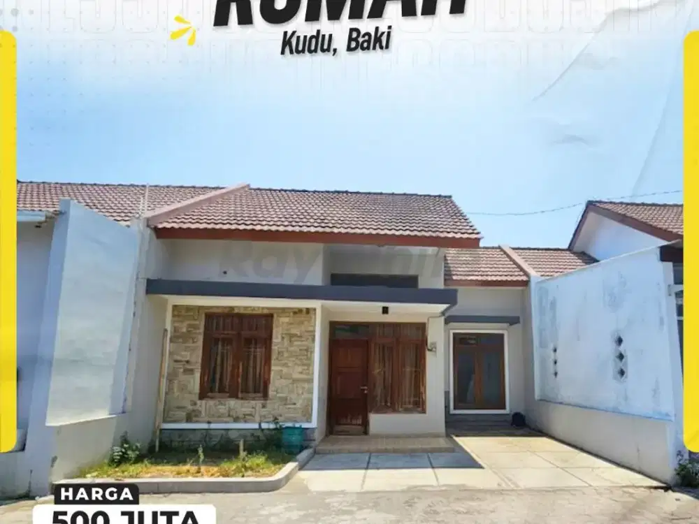 Rumah Jual Sewa Cluster di Kudu Baki Sukoharjo