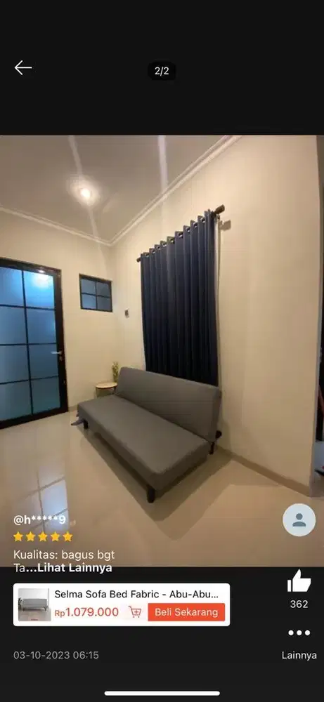 Sofa Lipat , bisa d jadikan kasur