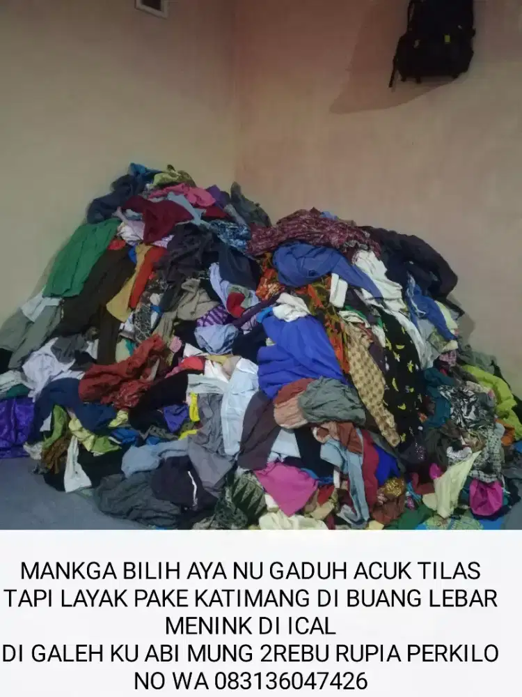 Baju bekas garut