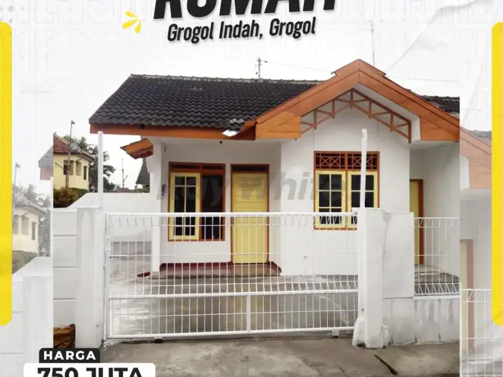Rumah Jual Sewa di Perumahan Grogol Indah Sukoharjo