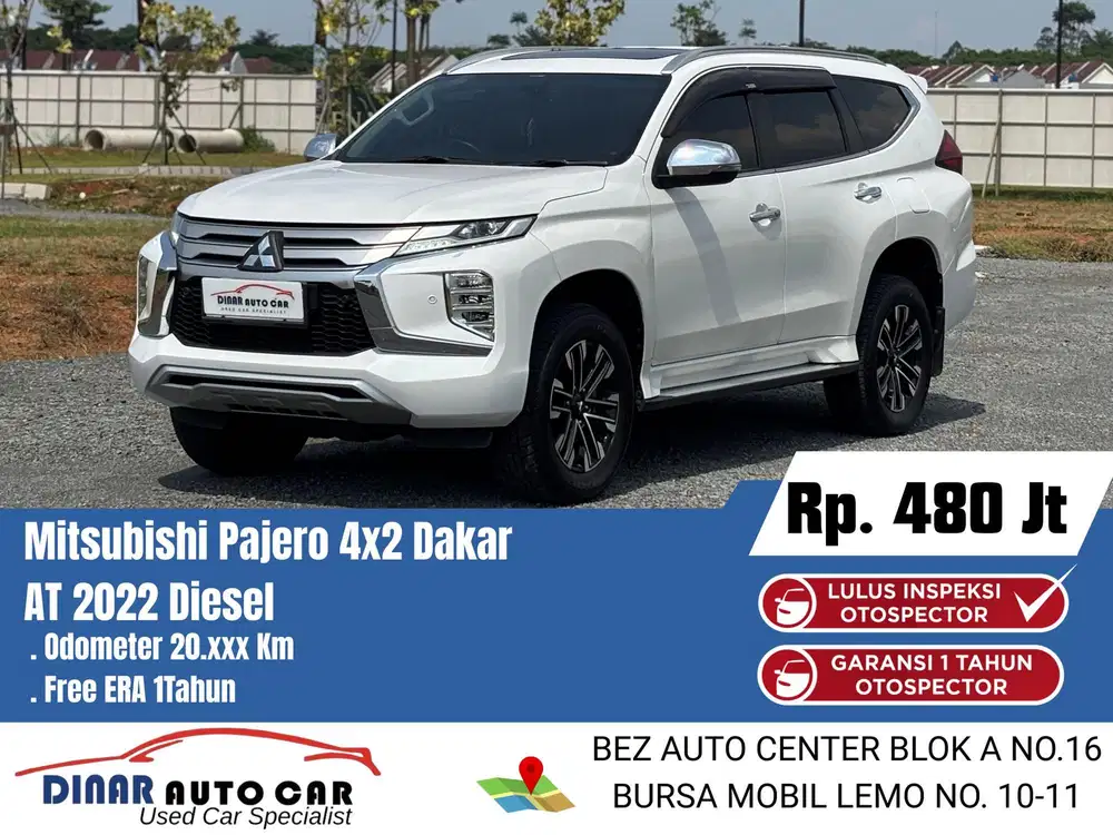 Mitsubishi pajero sport dakar at 2022